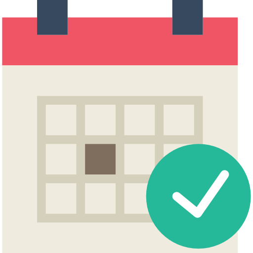 A calendar icon to represent when you can schedule a inheritance tax trusts consultation