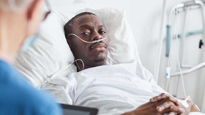 IT Contractor seriously ill in hospital